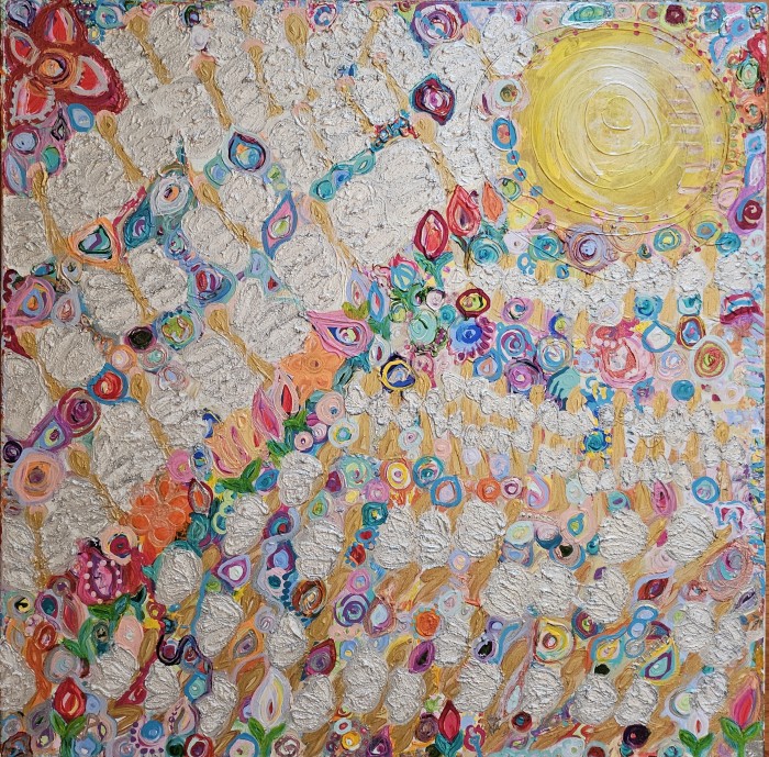 Pictura Oameni, Ingeri, Arhangheli si Heruvimi de Mireille Makita Mbama