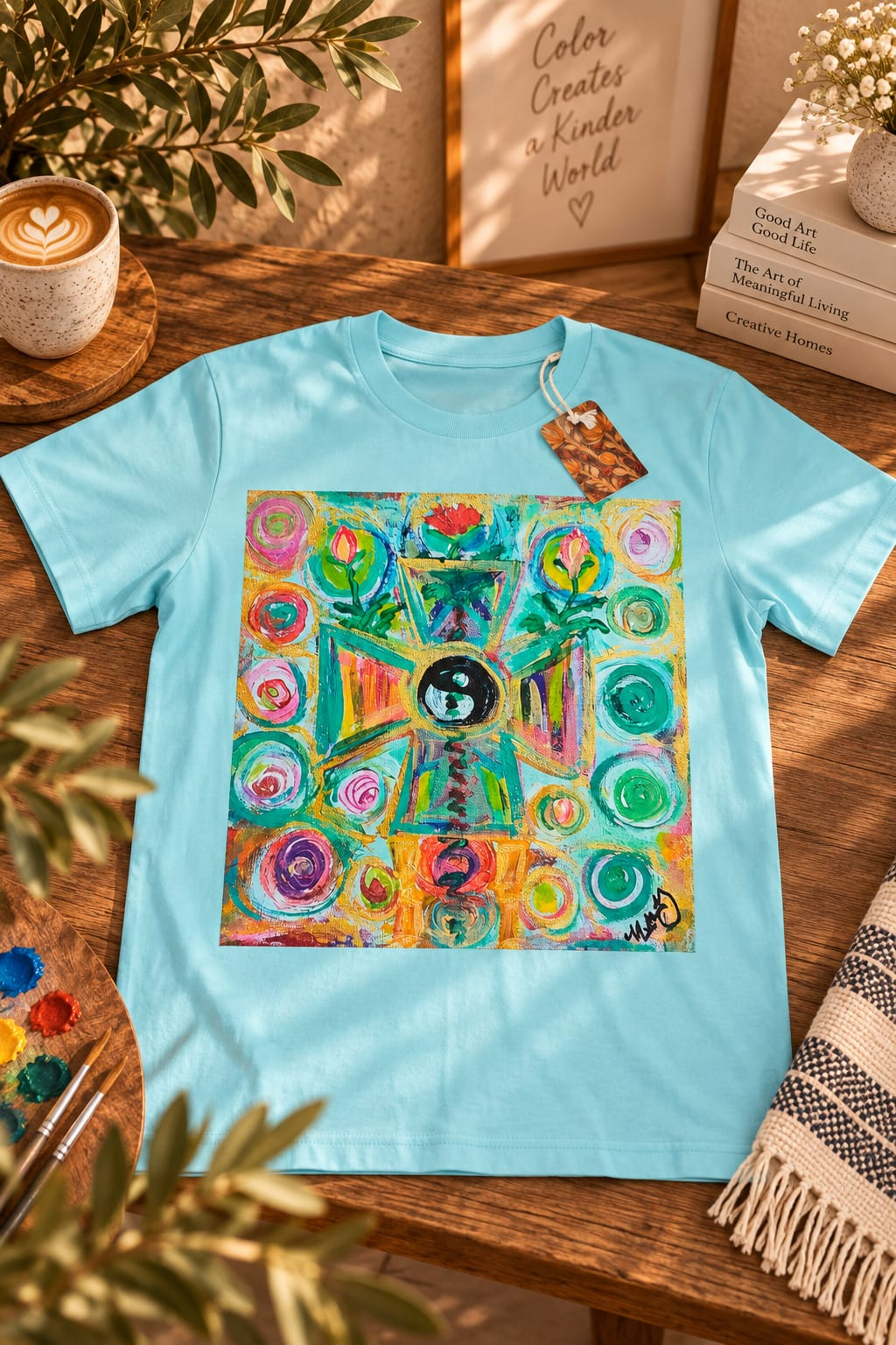 Tricoul unisex CRAFTER personalizabil cu picturi The Inner Alhambra