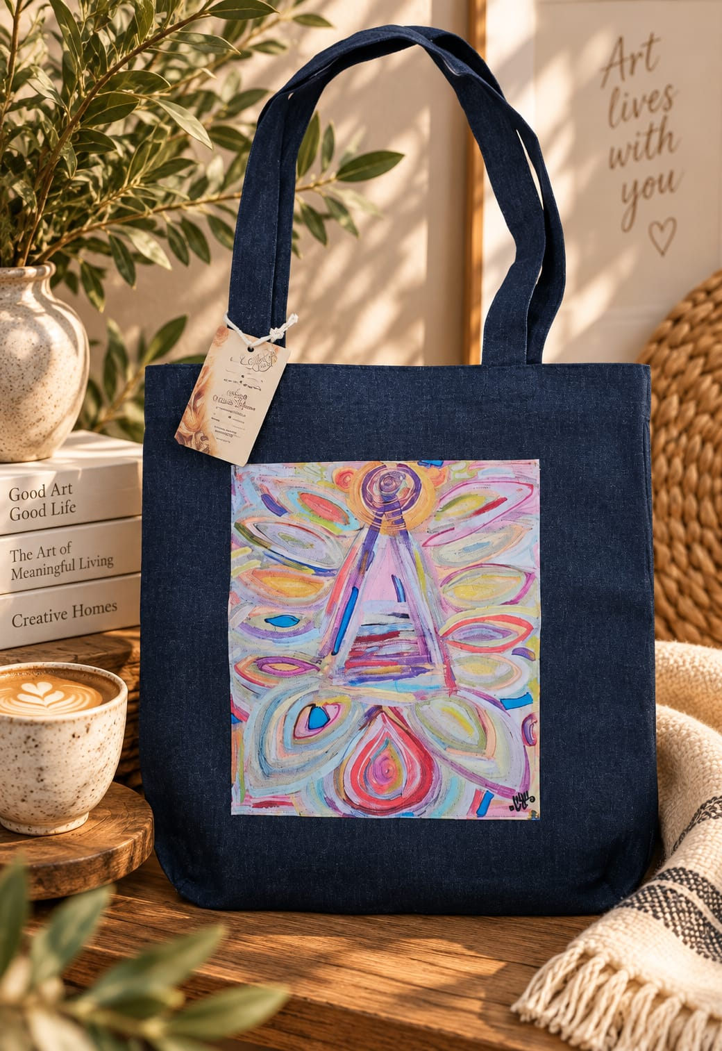 Sacoșa TOTE BAG personalizabilă cu picturi The Inner Alhambra