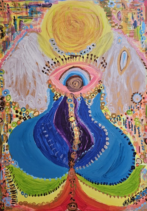 Pictura Feminitatea vazuta de Mireille Makita Mbama