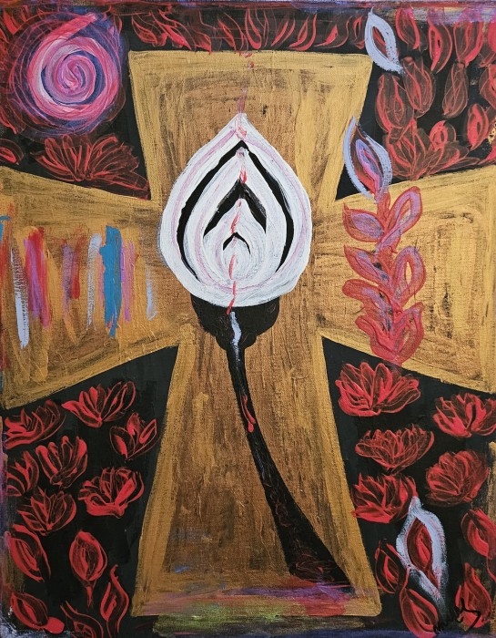 Pictura Renasterea feminitatii de Mireille Makita Mbama